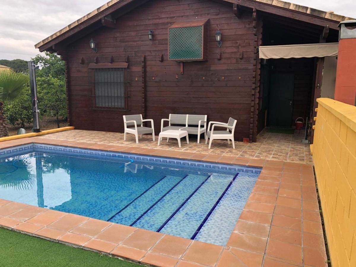 Casa De Madera El Oasis El Palomar Villa Sevilla Buitenkant foto
