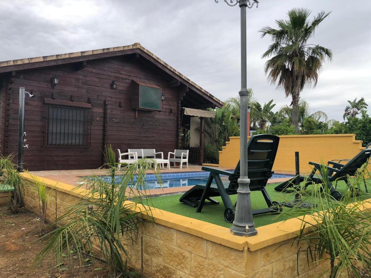 Casa De Madera El Oasis El Palomar Villa Sevilla Buitenkant foto